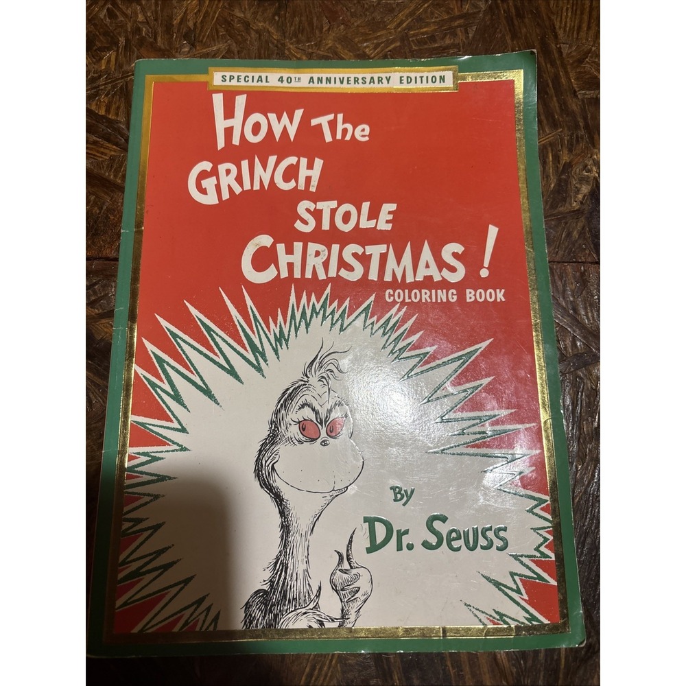 How the Grinch stole Christmas coloring book‎